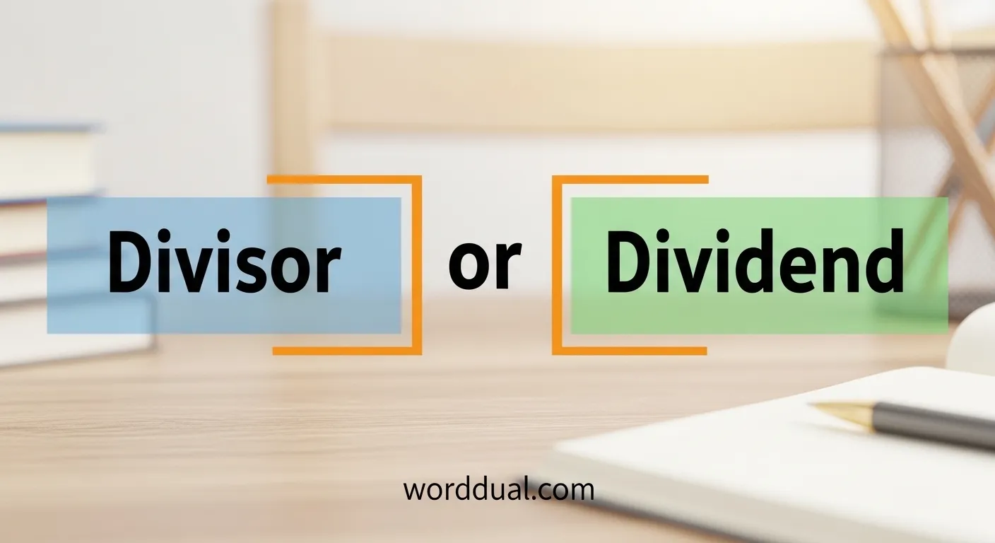 Divisor and Dividend