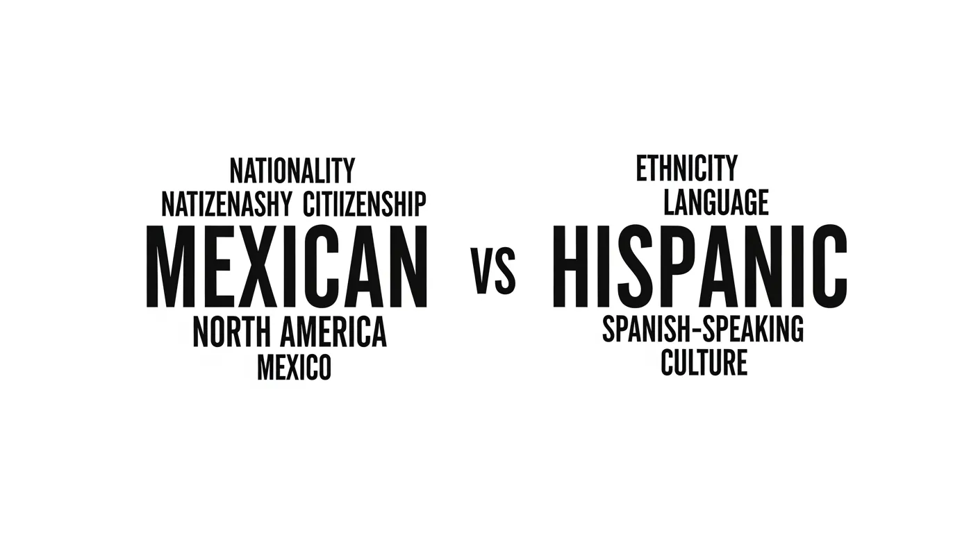 Mexican and Hispanic