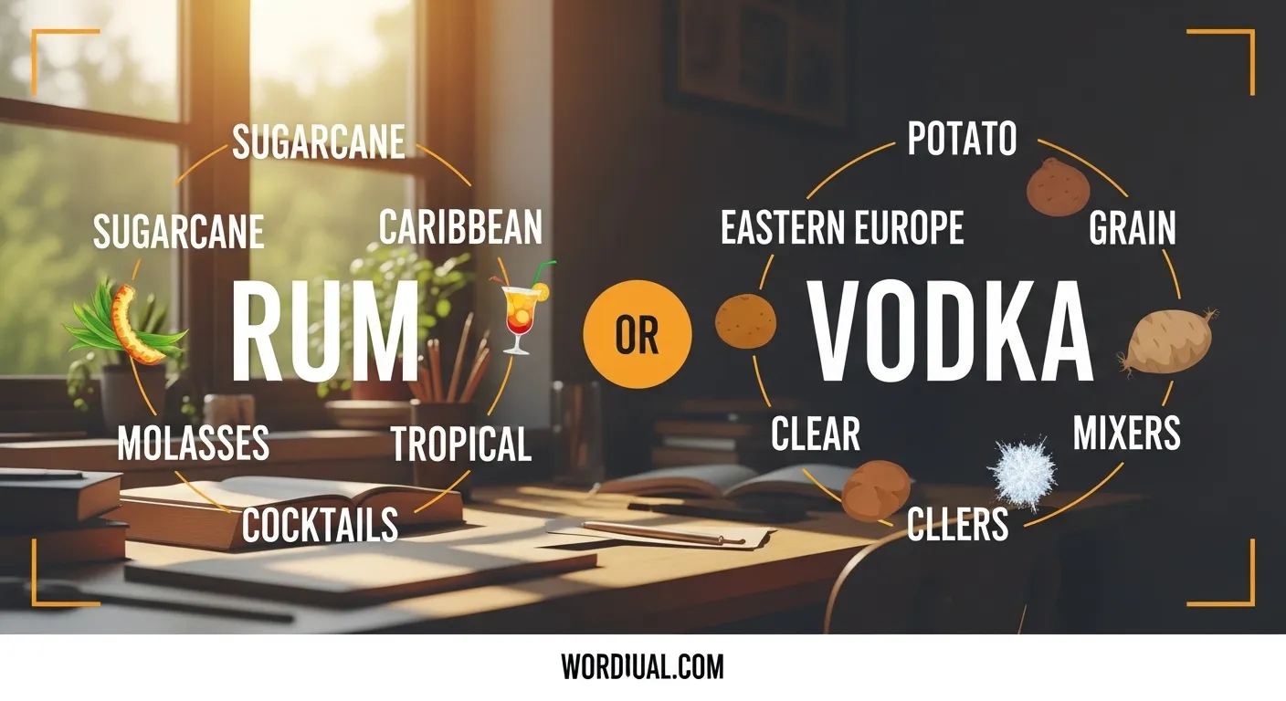 Rum and Vodka